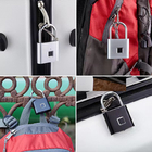 수하물 핸드백을위한 미니 스마트 자물쇠 원터치 오픈 스마트 보안 열쇠가없는 자물쇠