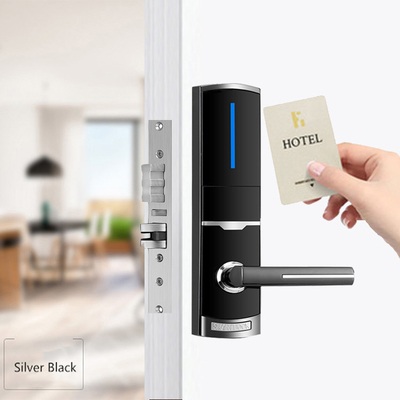 310*72mm 금속 합금 호텔 전자 스마트 도어 잠금 RFID 카드 및 기계 열쇠