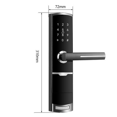 금색 원격 제어 스마트 키패드 문 잠금 TTlock 앱 카드 키