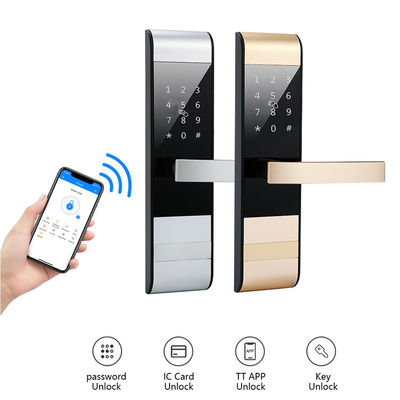 4 in 1 비밀번호 TTlock 앱 카드 스마트 키보드 아파트 호텔 사무실용 문 잠금