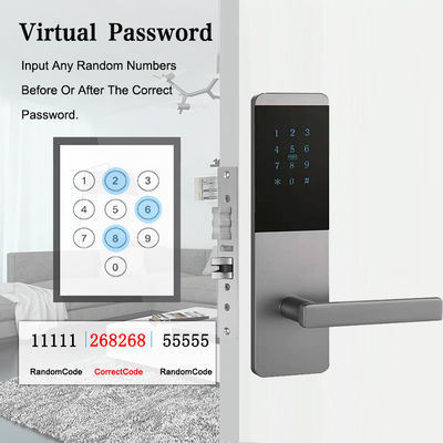 4 in 1 알루미늄 합금 아파트 스마트 TTlock 터치 키보드와 문 잠금