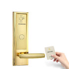 금색 Mifare 호텔 키 카드 문 잠금 무료 관리 소프트웨어 시스템