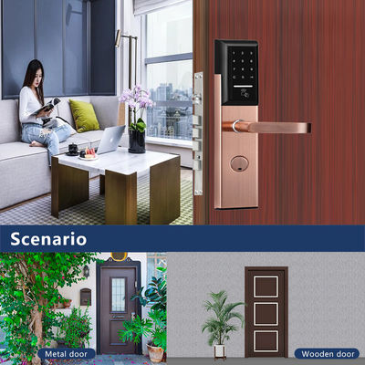 스테인리스 스틸 6068 Mortise TTlock 스마트 키보드와 함께 앱 제어 된 문 잠금