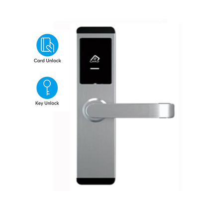 호텔 RFID 카드 도어 록 검정색 / 은아연은 무료 소프트웨어와 합금합니다