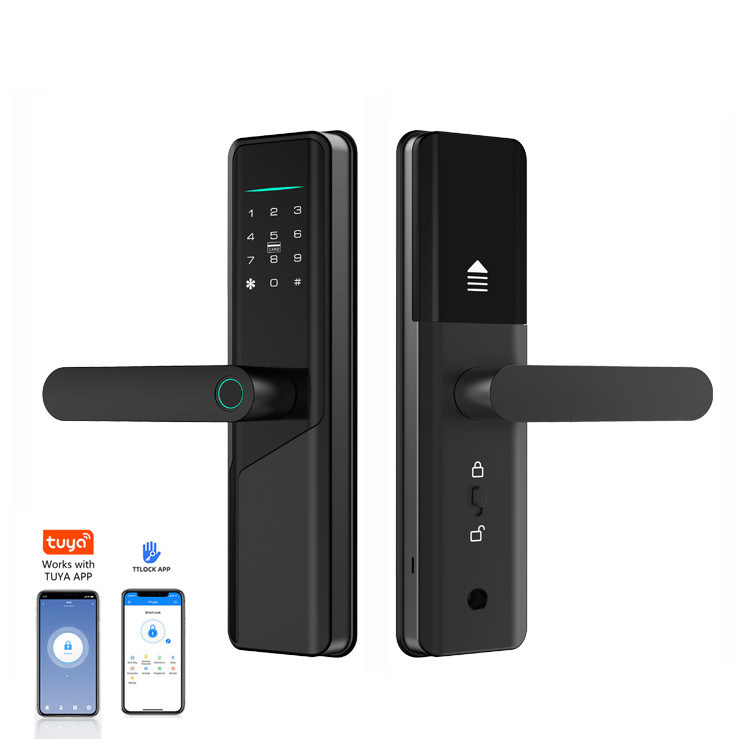 생체인식 지문 전자적 현명한 문은 트록 투야 App로 보안 경보를 잠급니다