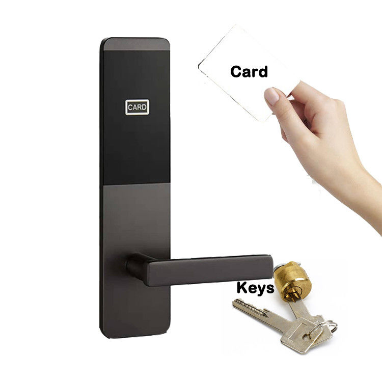 손잡이를 가진 Rfid 스마트 카드에 의하여 운영하는 자물쇠 ANSI 장붓 구멍 호텔 자물쇠