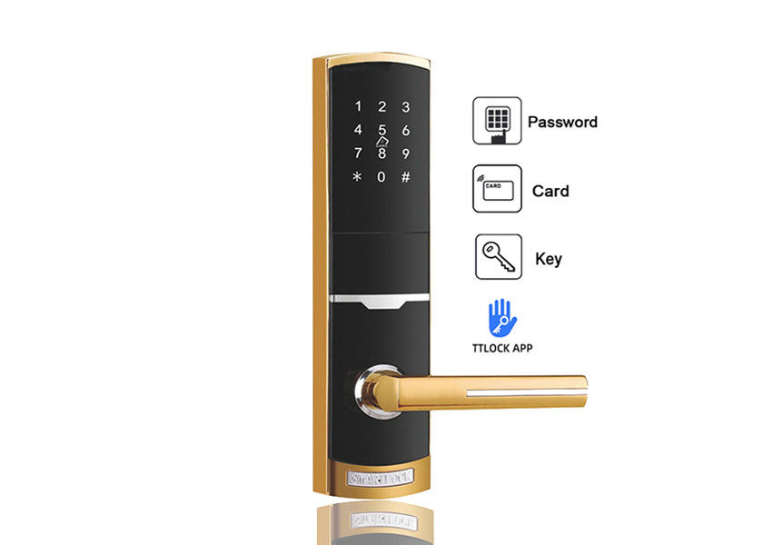 와이파이 키패드 자물쇠 아파트 호텔 암호를 가진 건전지 열쇠가 없는 자물쇠